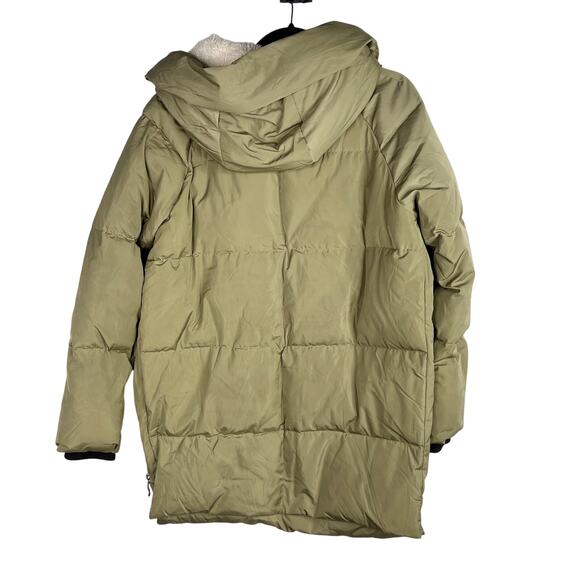 Orolay Womens Medium M Green Thickened Down Jacket Water Resistant Warm Pockets - Picture 2 of 16